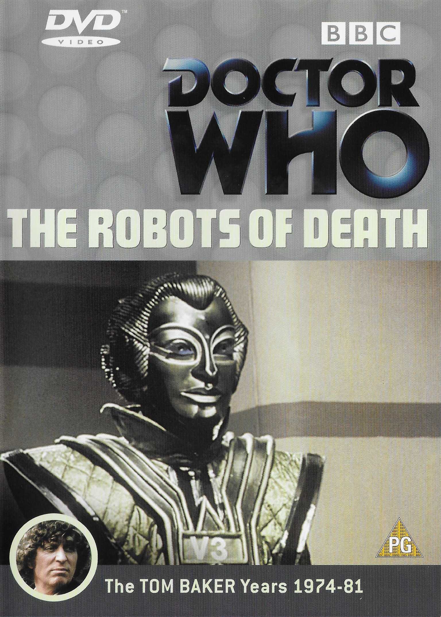 Picture of BBCDVD 1012 Doctor Who - The robots of death by artist Chris Boucher from the BBC records and Tapes library